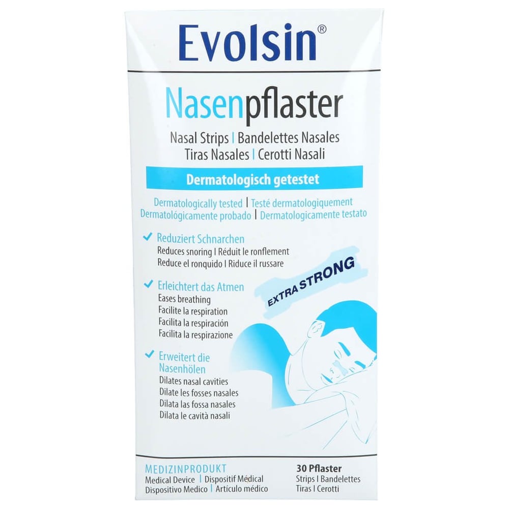 Evolsin Nasenpflaster transparent - extra stark