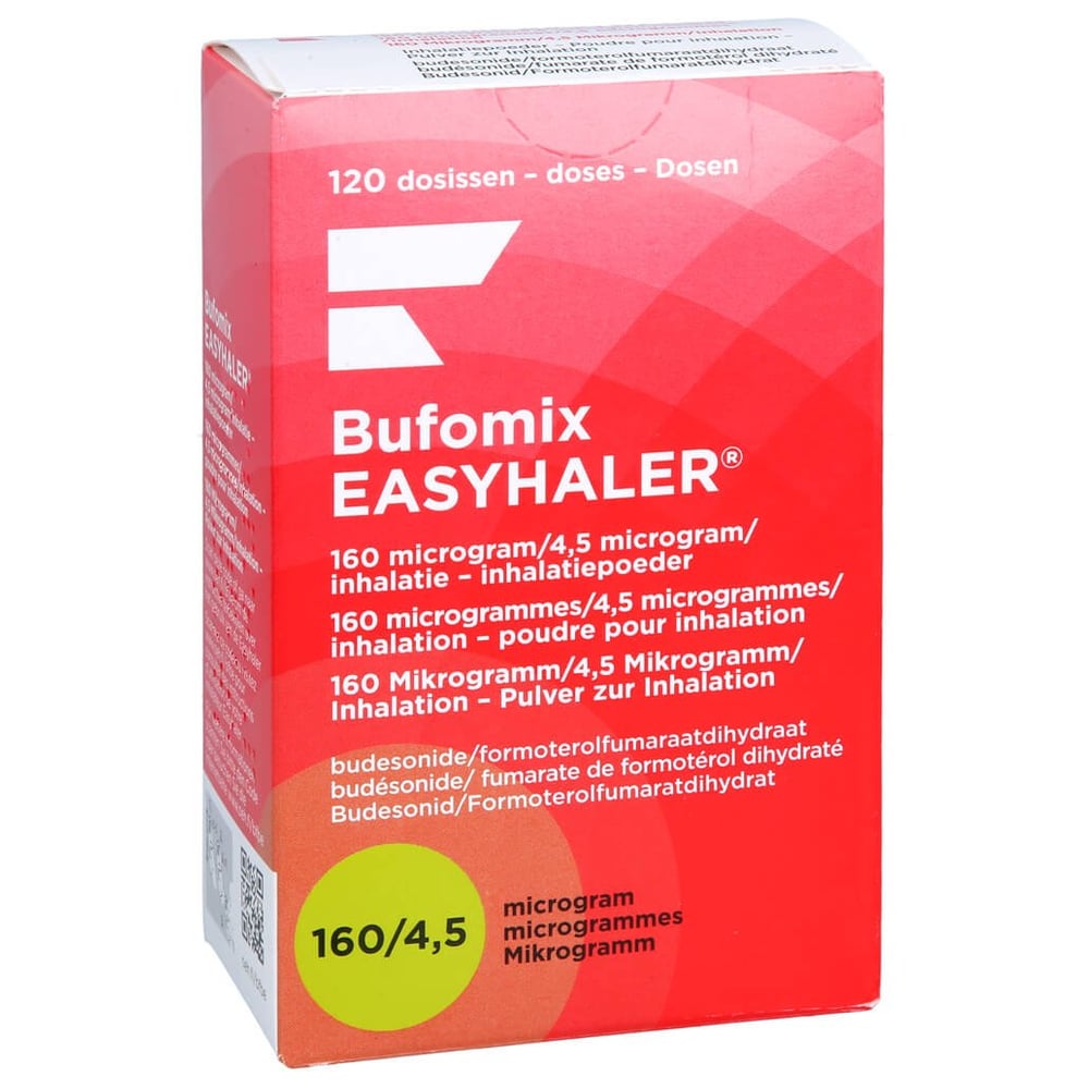 Bufomix Easyhaler 160/4,5 Mikrogramm/Dosis