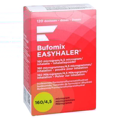 Bufomix Easyhaler 160/4,5 Mikrogramm/Dosis