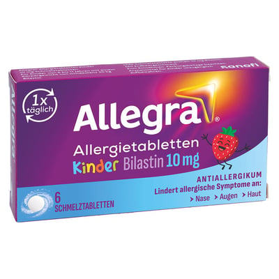 Allegra Allergietabletten Kinder 10 mg Produktbild 1