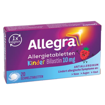Allegra Allergietabletten Kinder 10 mg Produktbild 1