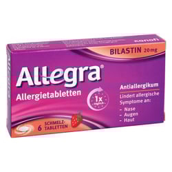 Allegra Allergietabletten 20 mg Erdbeere