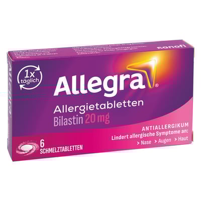 Allegra Allergietabletten 20 mg Erdbeere