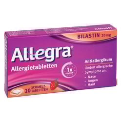 Allegra Allergietabletten 20 mg Erdbeere