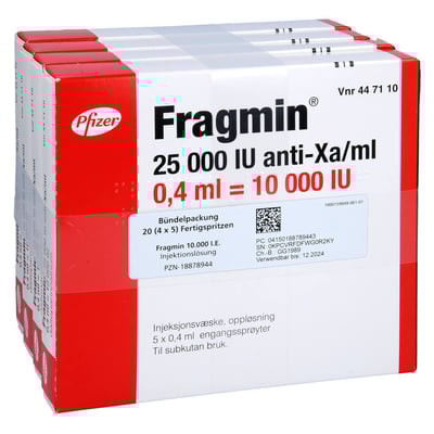 Fragmin 10000 I.E./0,4 ml mit Sicherheits-System