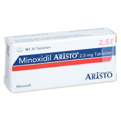 Minoxidil Aristo 2.5 mg Tabletten