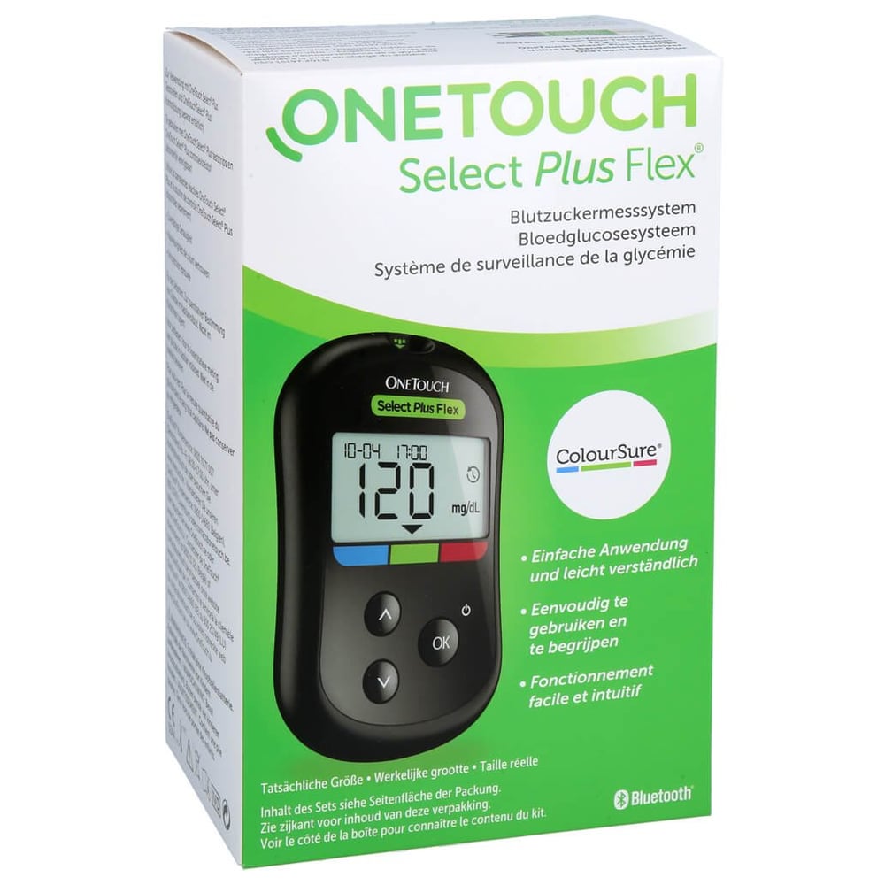 One Touch Select Plus Flex Blutzuckermesssy.mg/dl