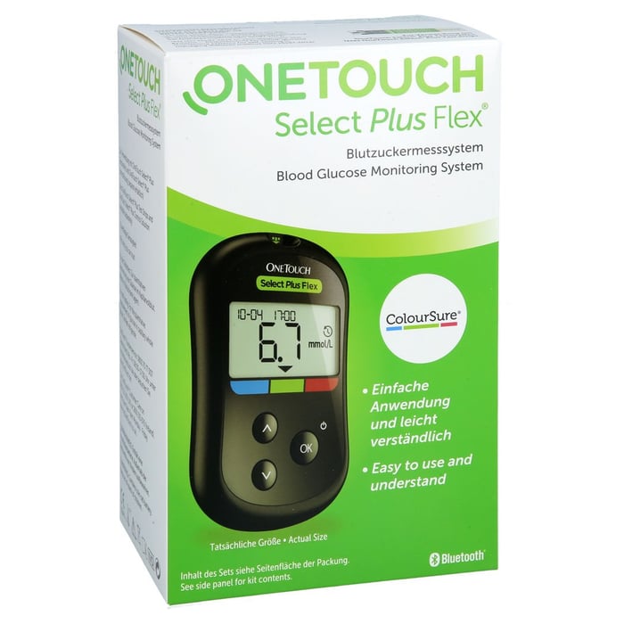 One Touch Select Plus Flex Blutzuckermesssy.mmol/l