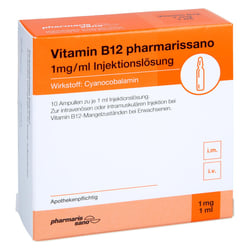 Vitamin B12 pharmarissano 1 mg/ml Injektionslösung