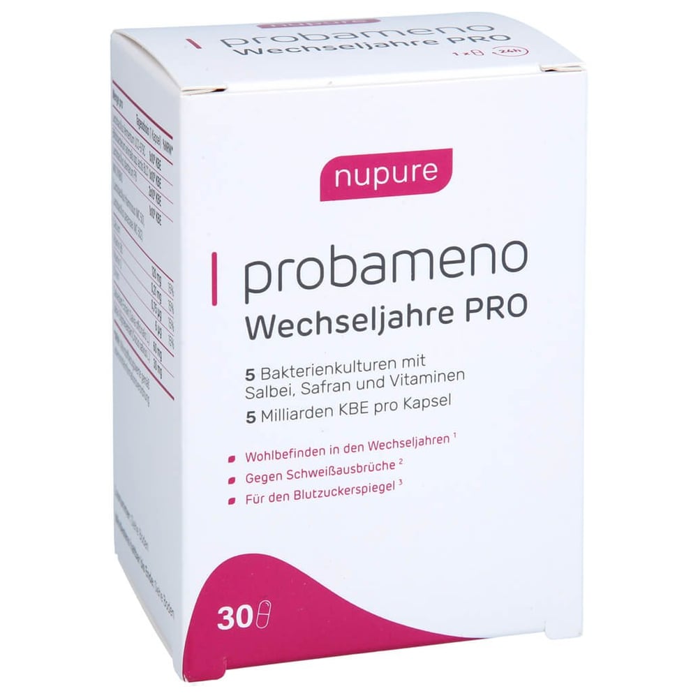 Nupure probameno Milchsäurebakterien+Vit.msr.Kaps.