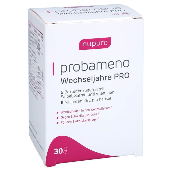 Nupure probameno Milchsäurebakterien+Vit.msr.Kaps.