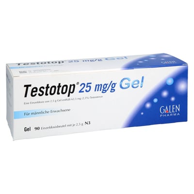Testotop 25 mg/g Gel 62,5 mg Produktbild 1