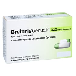 Bretaris Genuair 322 ug Pulver z.Inhalation 1x60ED