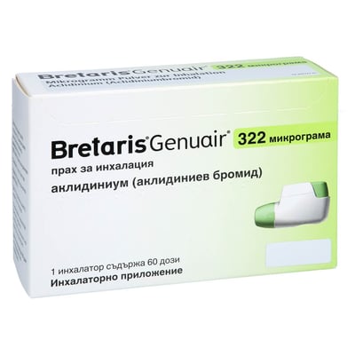 Bretaris Genuair 322 ug Pulver z.Inhalation 1x60ED