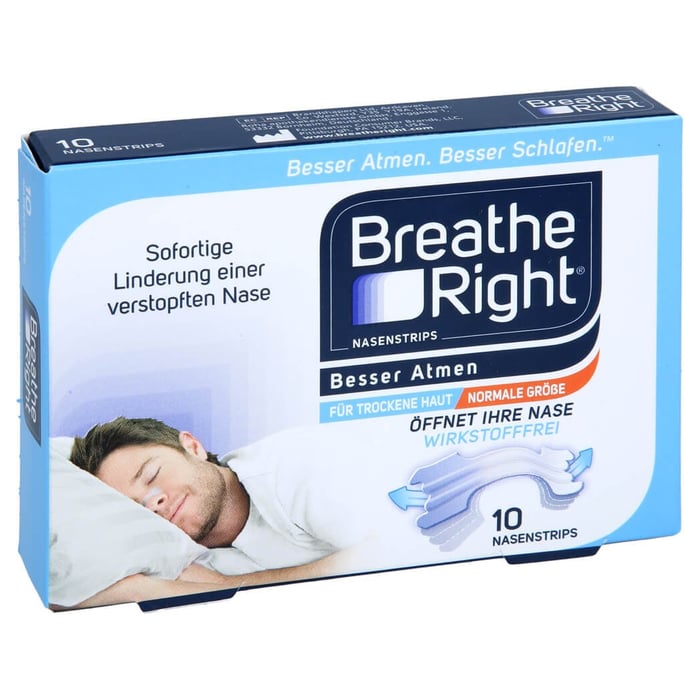 Besser Atmen Breathe Right Nasenpflaster trans nor