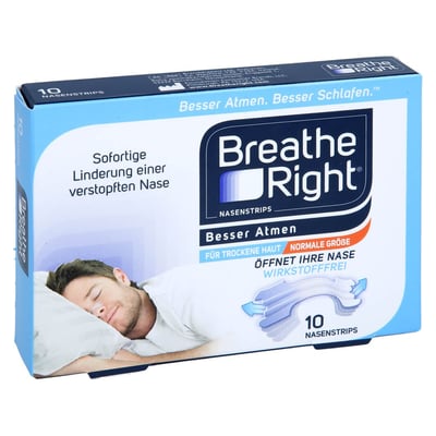 Breathe Right Nasenpflaster transparent