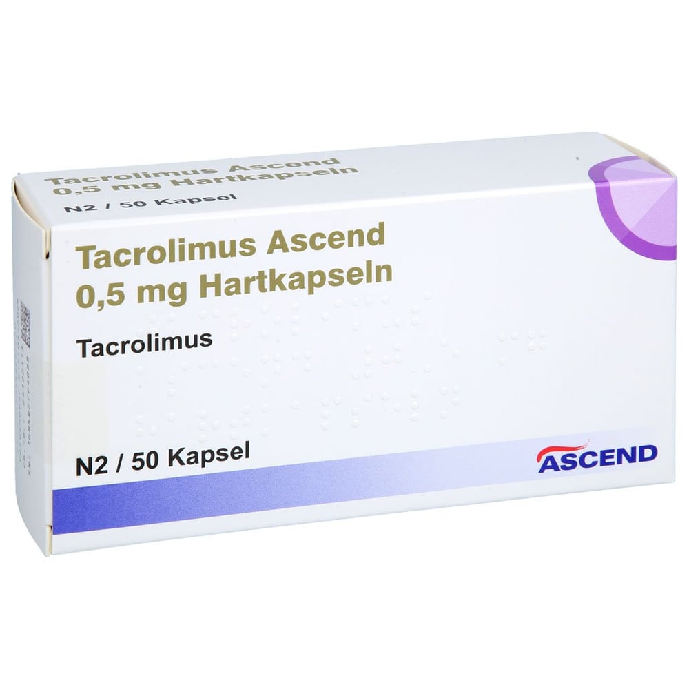 Tacrolimus Ascend 0,5 mg