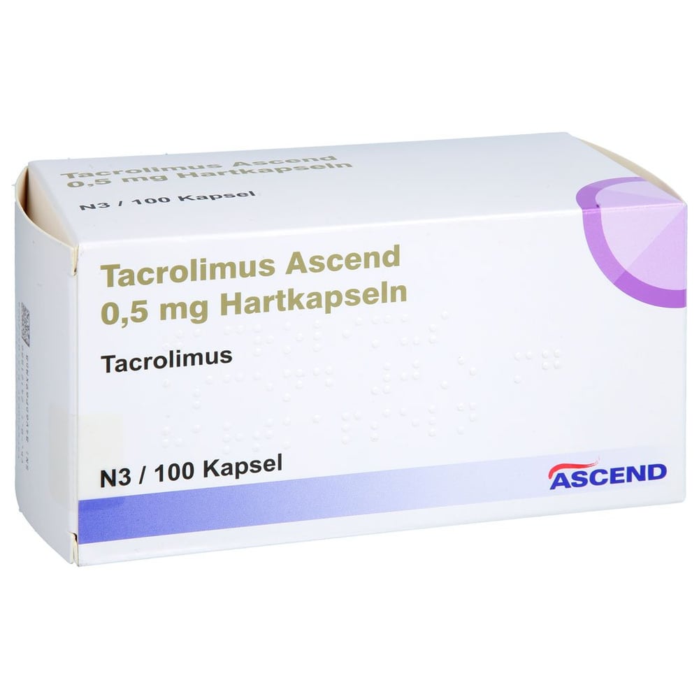 Tacrolimus Ascend 0,5 mg