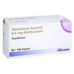 Tacrolimus Ascend 0,5 mg