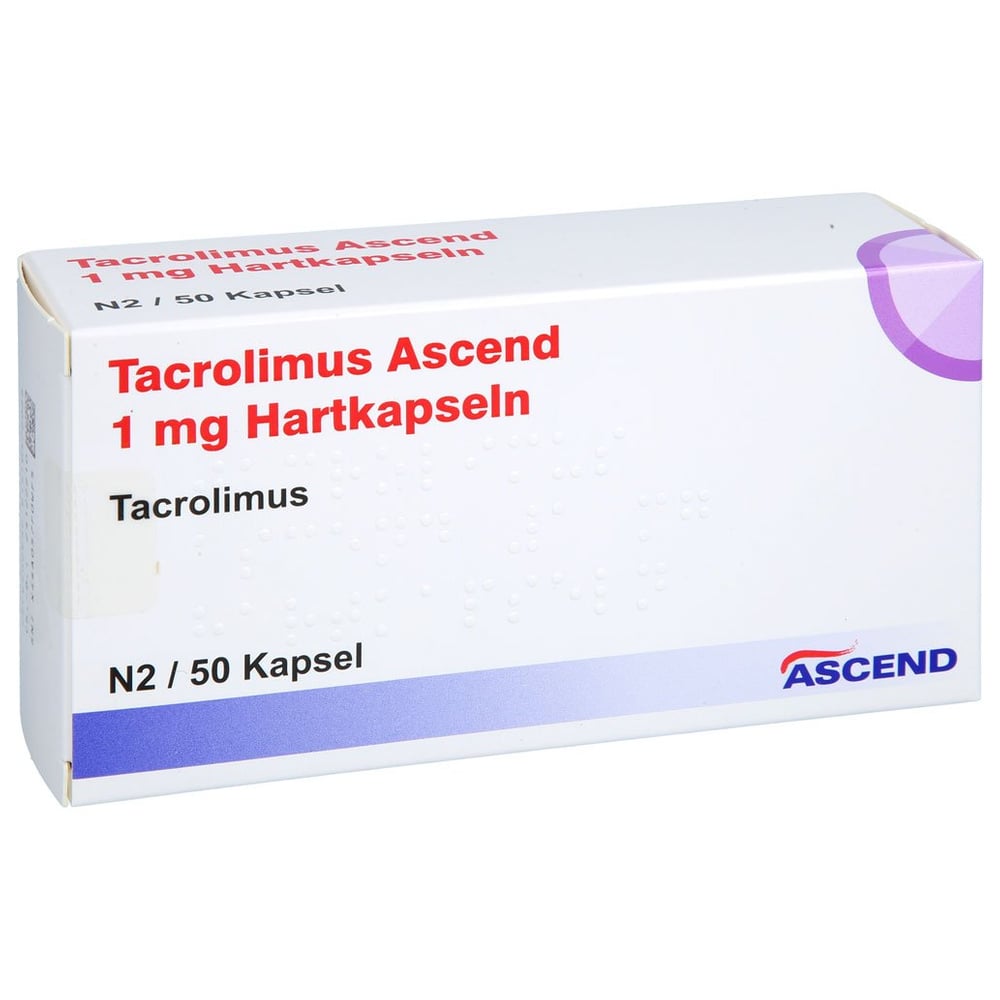 Tacrolimus Ascend 1 mg