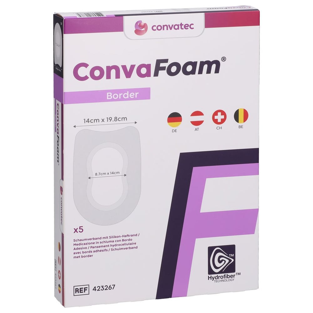 CONVAFOAM Schaumverband Border Multisite 14x19,8cm