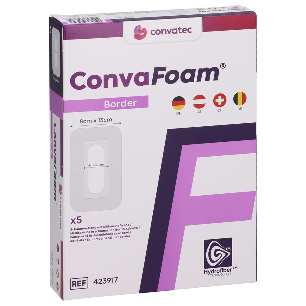 CONVAFOAM Schaumverband Border 8x13 cm
