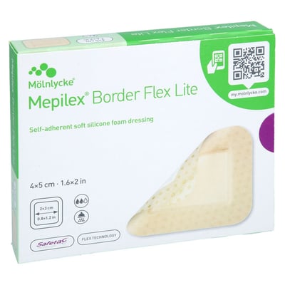 Mepilex Border Flex Lite Schaumverband 4x5 cm