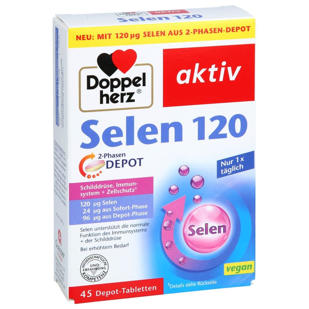 Doppelherz Selen 120 2-Phasen Depot