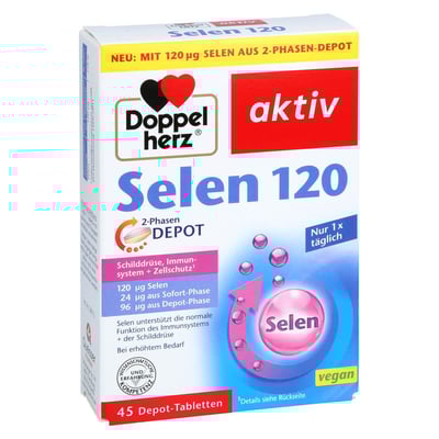 Doppelherz Selen 120 2-Phasen Depot