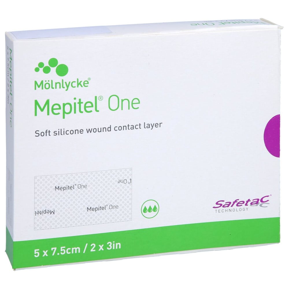 Mepitel One 5x7,5 cm Silikon Netzverband