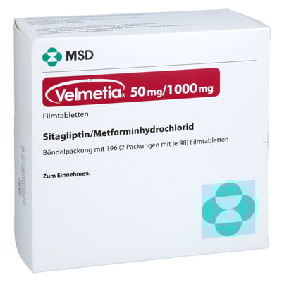 Velmetia 50 mg/1000 mg