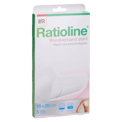 Ratioline Wundverband 10x20 cm steril