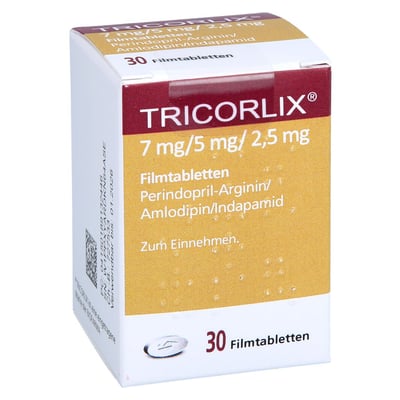 Tricorlix 7 mg/5 mg/2,5 mg Produktbild 1