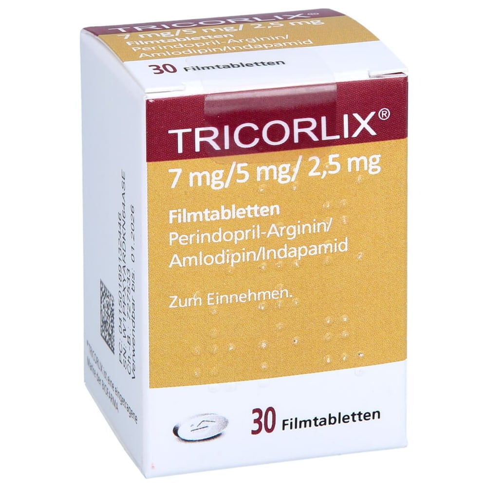 Tricorlix 7mg/5mg/2.5mg