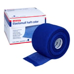 Elastomull haft color 6 cmx20 m Fixierbinde blau Tora Pharma Produktbild 2
