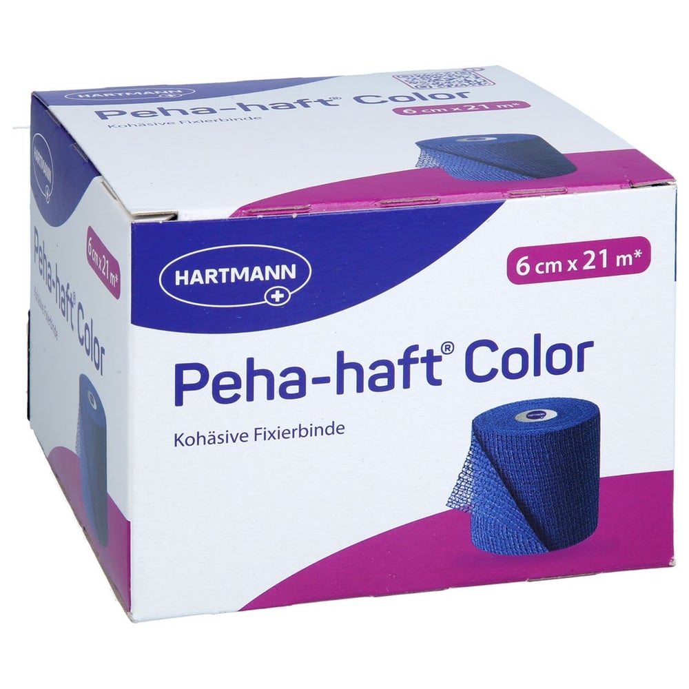 PEHA-HAFT Color Fixierb.latexfrei 6 cmx21 m blau