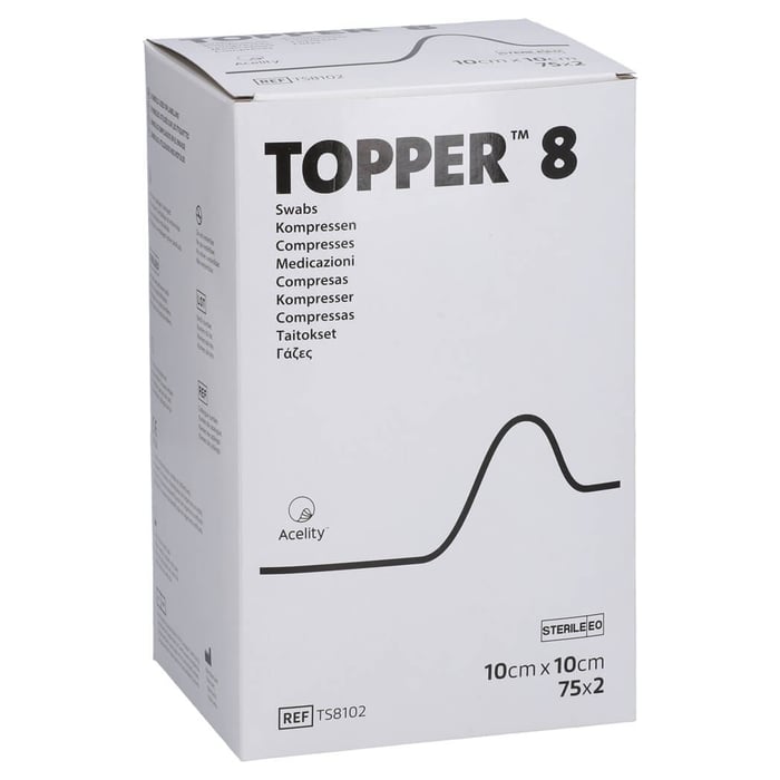 Topper 8 Kompr.10x10 cm steril