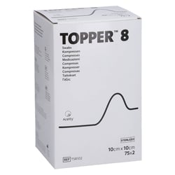 Topper 8 Kompresse 10x10 cm steril Tora Pharma