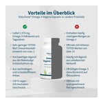 Omega-3 VEGAN 1376mg 751 DHA 375 EPA Algenöl