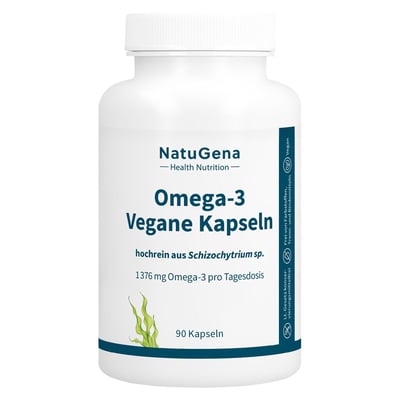 Omega-3 VEGAN 1376mg 751 DHA 375 EPA Algenöl