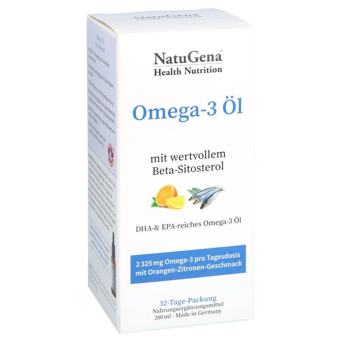Omega-3 nat. Fischöl 2325mg Orangen-Zitronenaroma