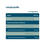 Omega-3 VEGAN 2200mg mit 1351 DHA 672 EPA Algenöl