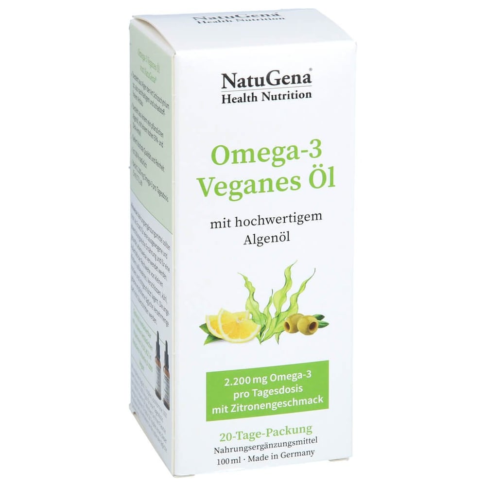 Omega-3 VEGAN 2200mg mit 1351 DHA 672 EPA Algenöl