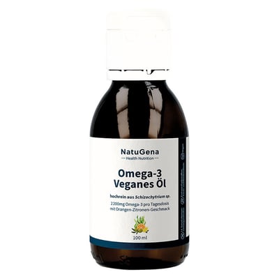 Omega-3 VEGAN 2200mg mit 1351 DHA 672 EPA Algenöl