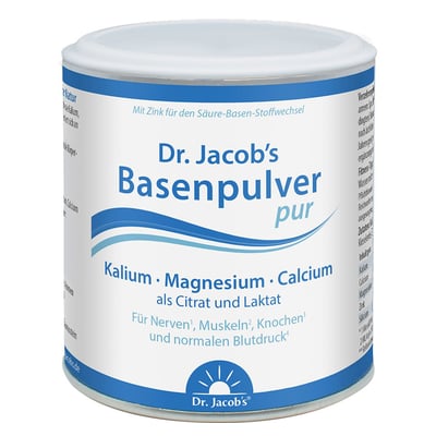 Dr.Jacob's Basenpulver pur Basen-Citrat-Laktat+Mineralstoffe