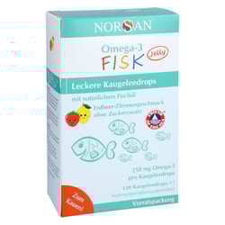 Norsan Omega-3 Fisk Jelly Kinder Drag.Vorratspa.