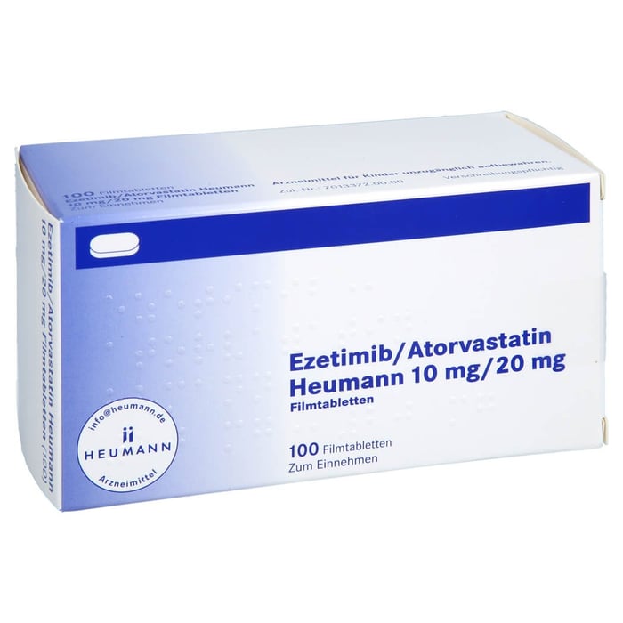 Ezetimib/Atorvastatin Heumann 10mg/20mg