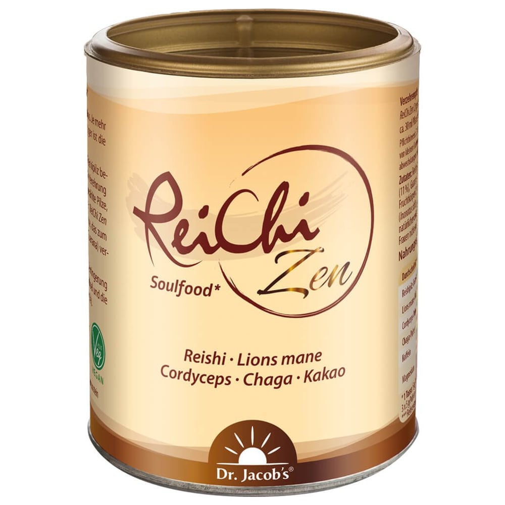 ReiChi Zen Pilz-Kaffee mit Reishi Guarana Chaga Cordyceps