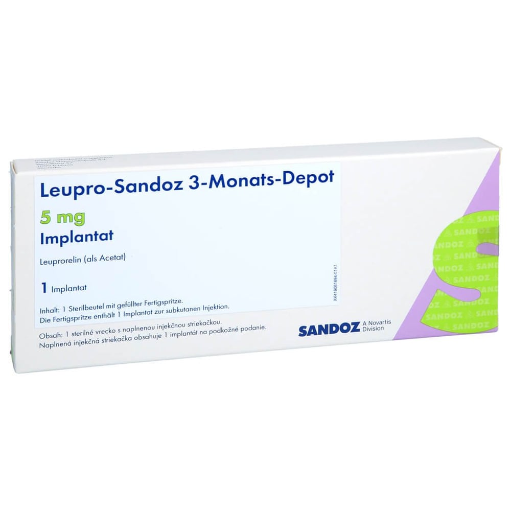 LEUPRO-Sandoz 3-Mon.-Depot 5 mg Implant.i.e.F.-Sp.