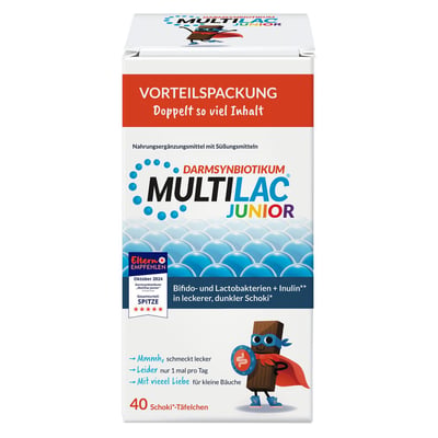 Multilac Darmsynbiotikum Junior Täfelchen Produktbild 1
